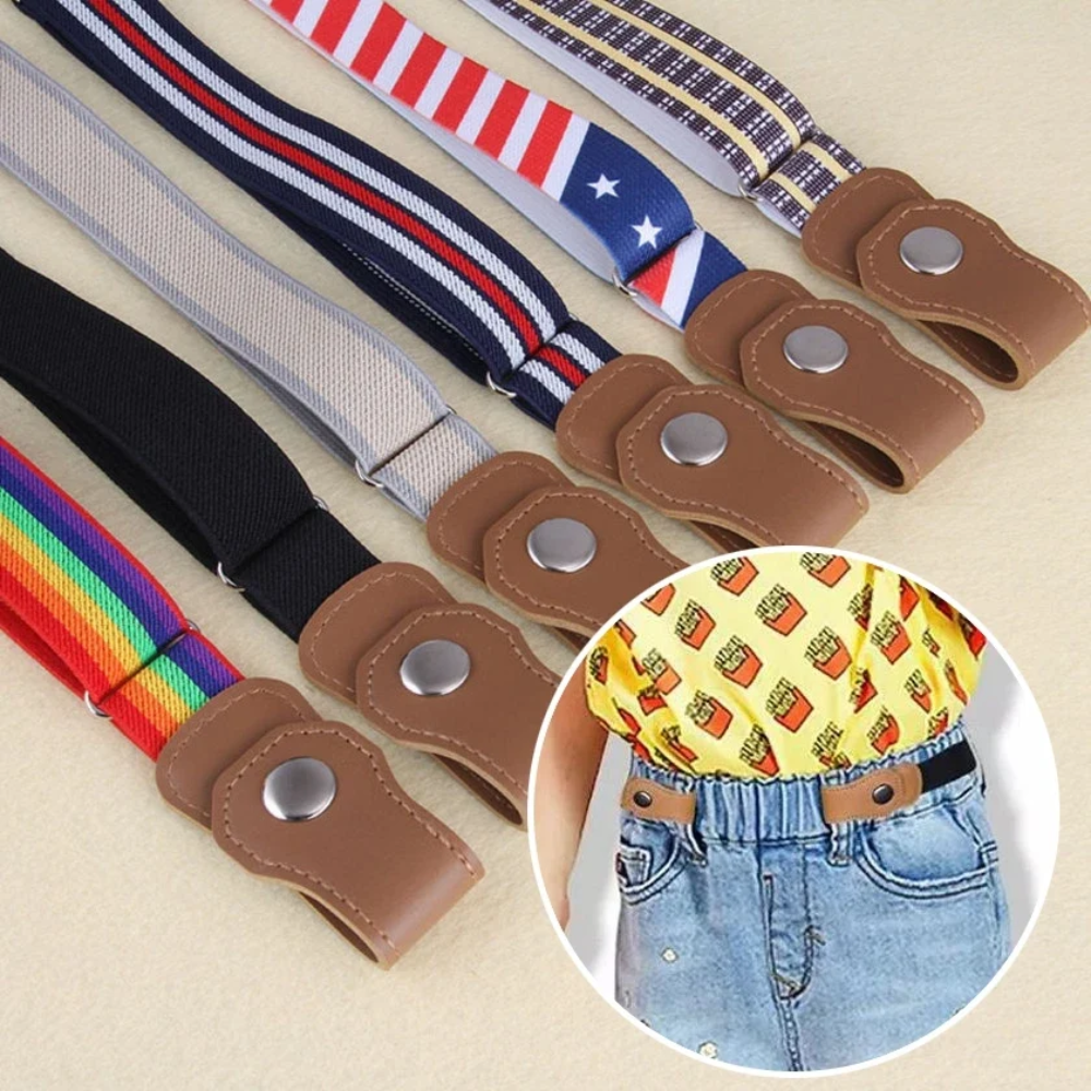 Kids Adjustable Elastic Belt – Comfortable Stretch Waist Belt for Children