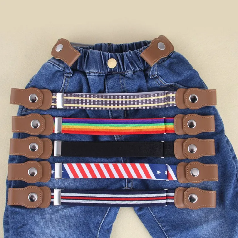Kids Adjustable Elastic Belt – Comfortable Stretch Waist Belt for Children