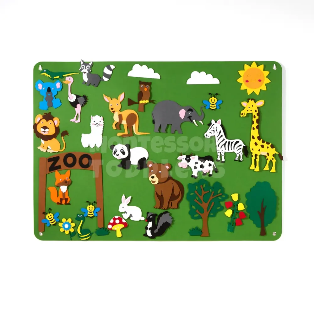Kids Adventure Felt Board – Educational Interactive Storytelling and Imaginative Play Toy