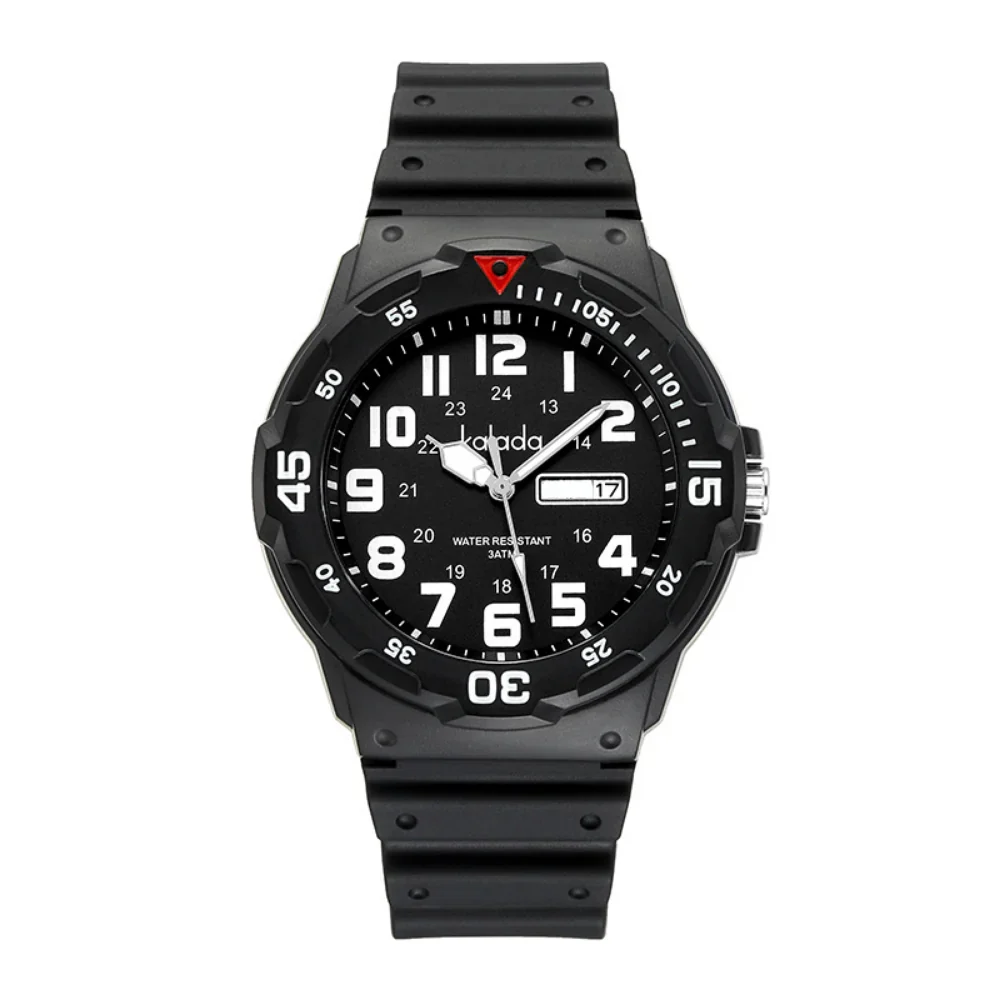 Kids Analog Sports Watch – 50M Water-Resistant Wristwatch with Silicone Strap