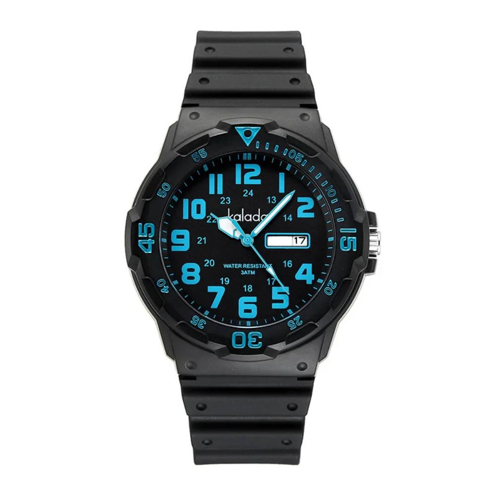 Kids Analog Sports Watch – 50M Water-Resistant Wristwatch with Silicone Strap