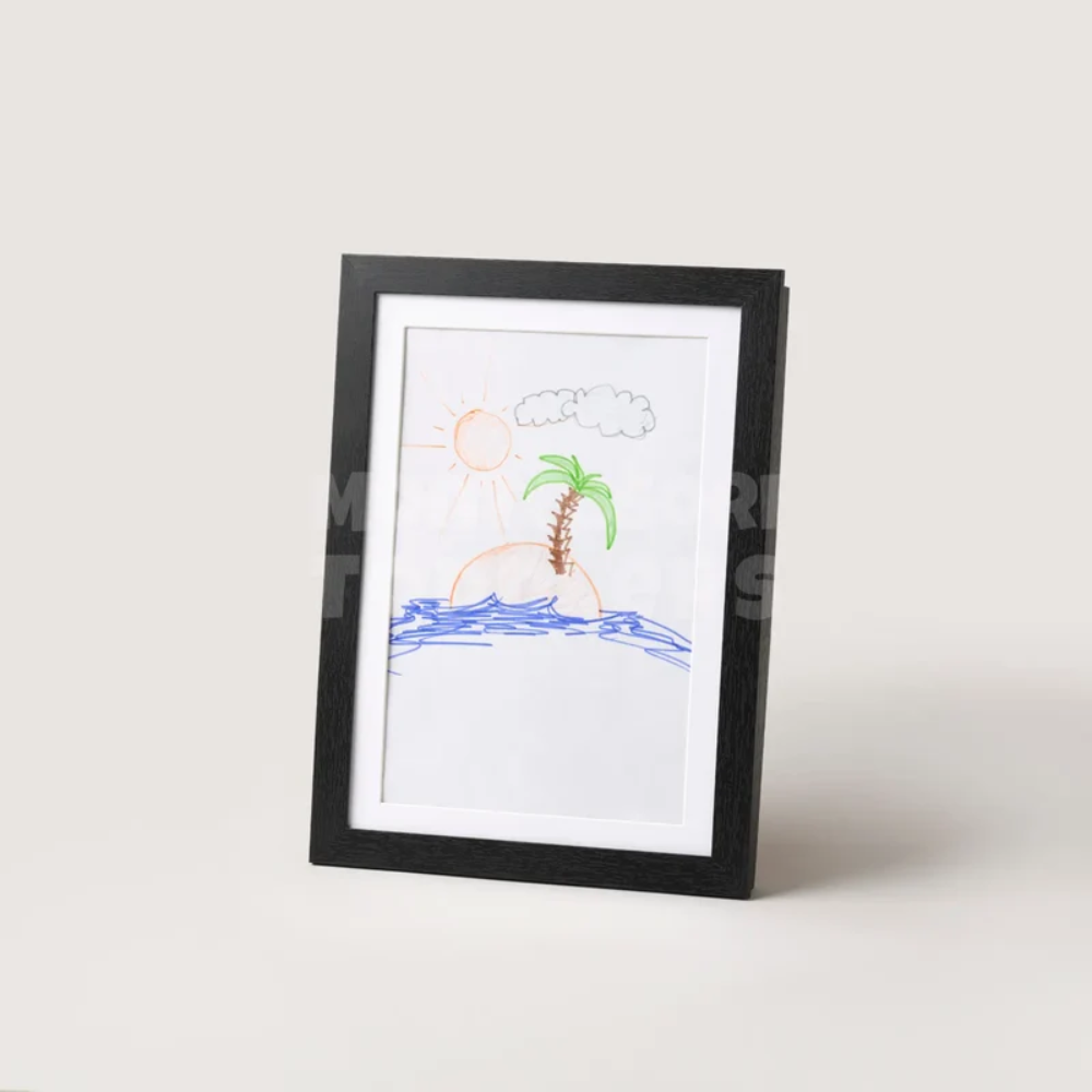 Kids Artwork Display Frame – Front Opening Picture Frame with Storage for Drawings