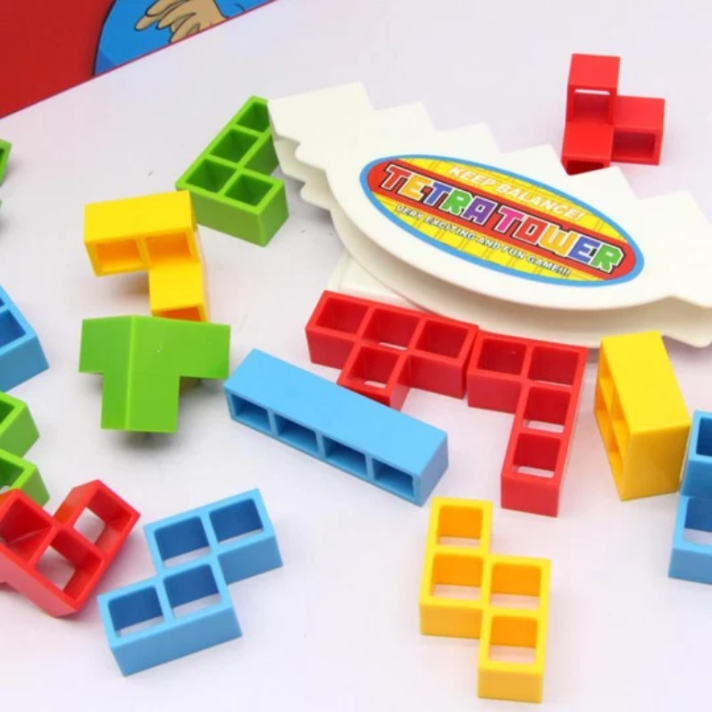 Kids Balance Stacking Game – Colorful Shape Building and Educational Toy