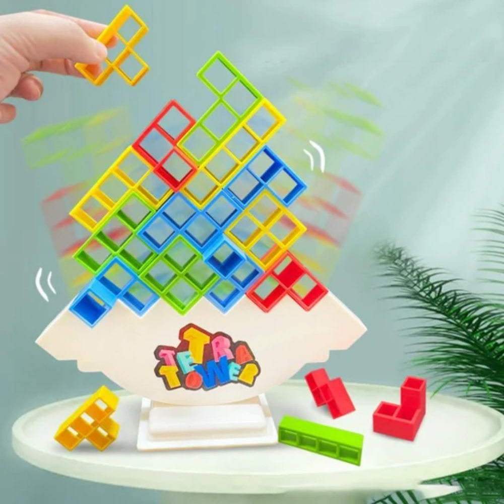 Kids Balance Stacking Game – Colorful Shape Building and Educational Toy
