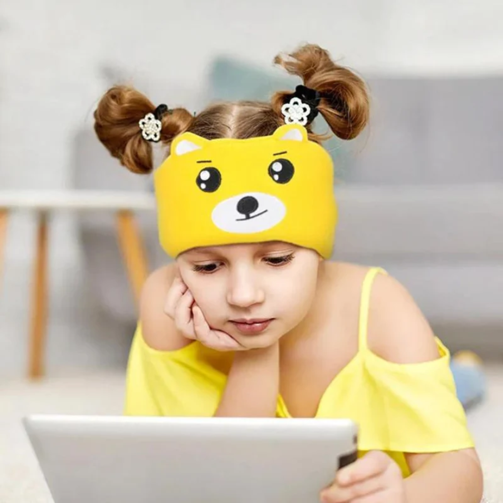 Kids Bluetooth Headband Headphones – Soft Wireless Audio Headband