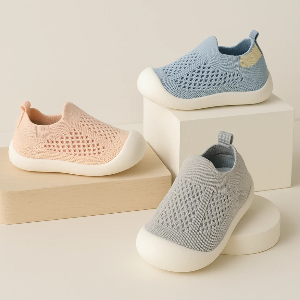 Kids Breathable Sneakers – Lightweight Non-Slip Shoes for Babies and Toddlers