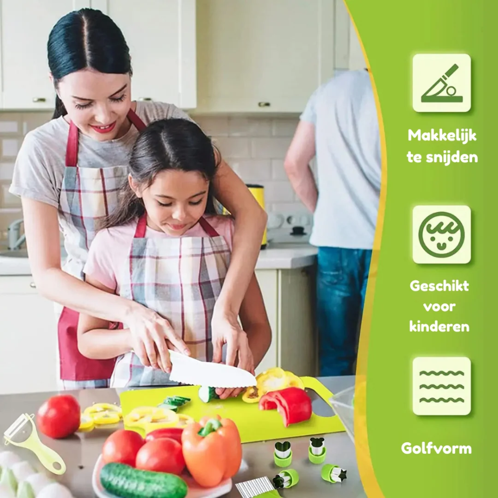 Kids Cooking Knife Set – Montessori Kitchen Tools for Little Chefs
