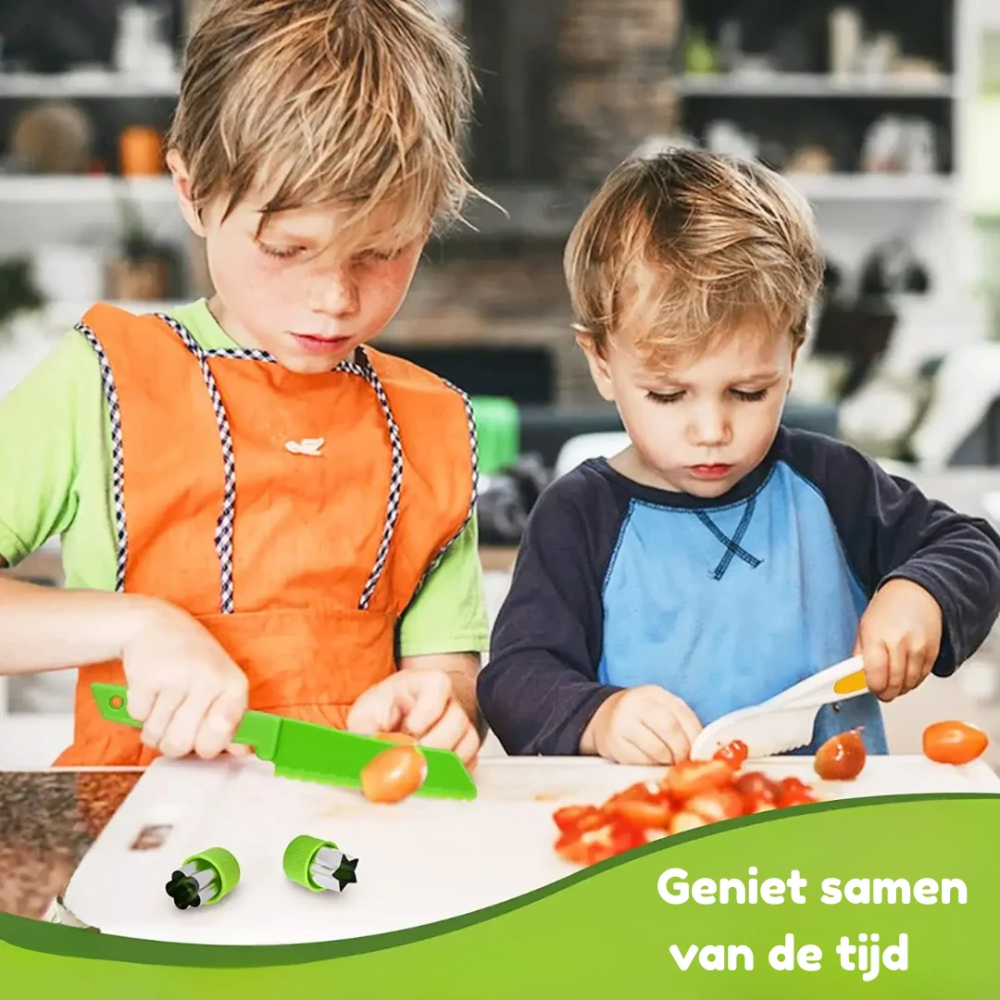 Kids Cooking Knife Set – Montessori Kitchen Tools for Little Chefs