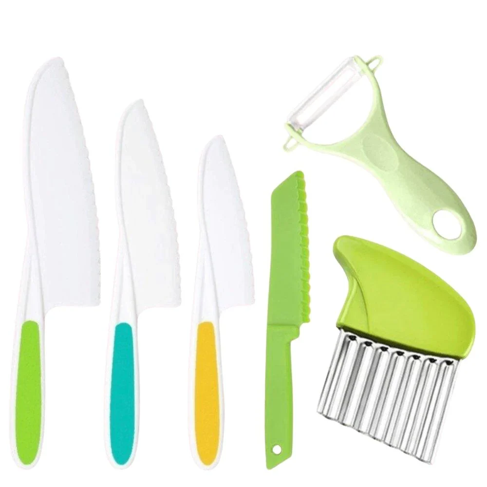 Kids Cooking Knife Set – Montessori Kitchen Tools for Little Chefs