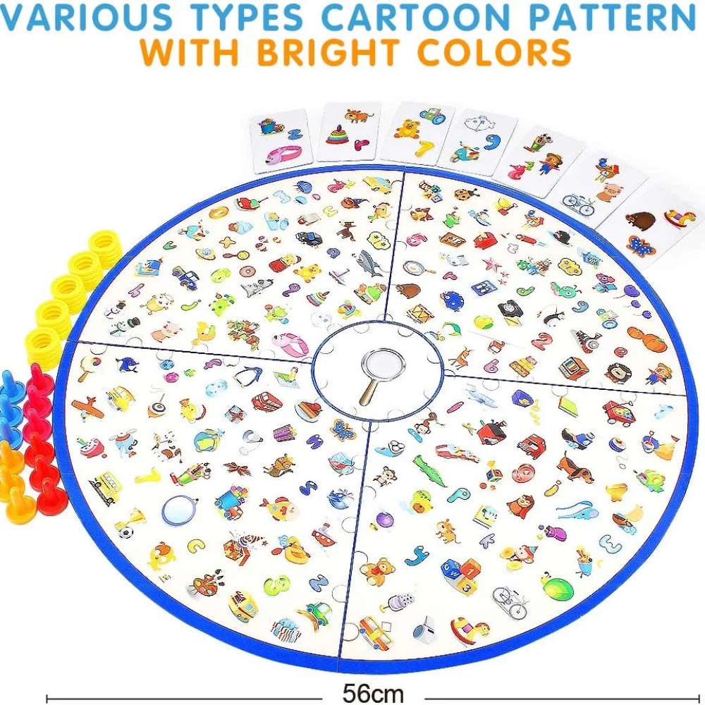 Kids Detective Board Game – Educational Matching & Observation Puzzle Game