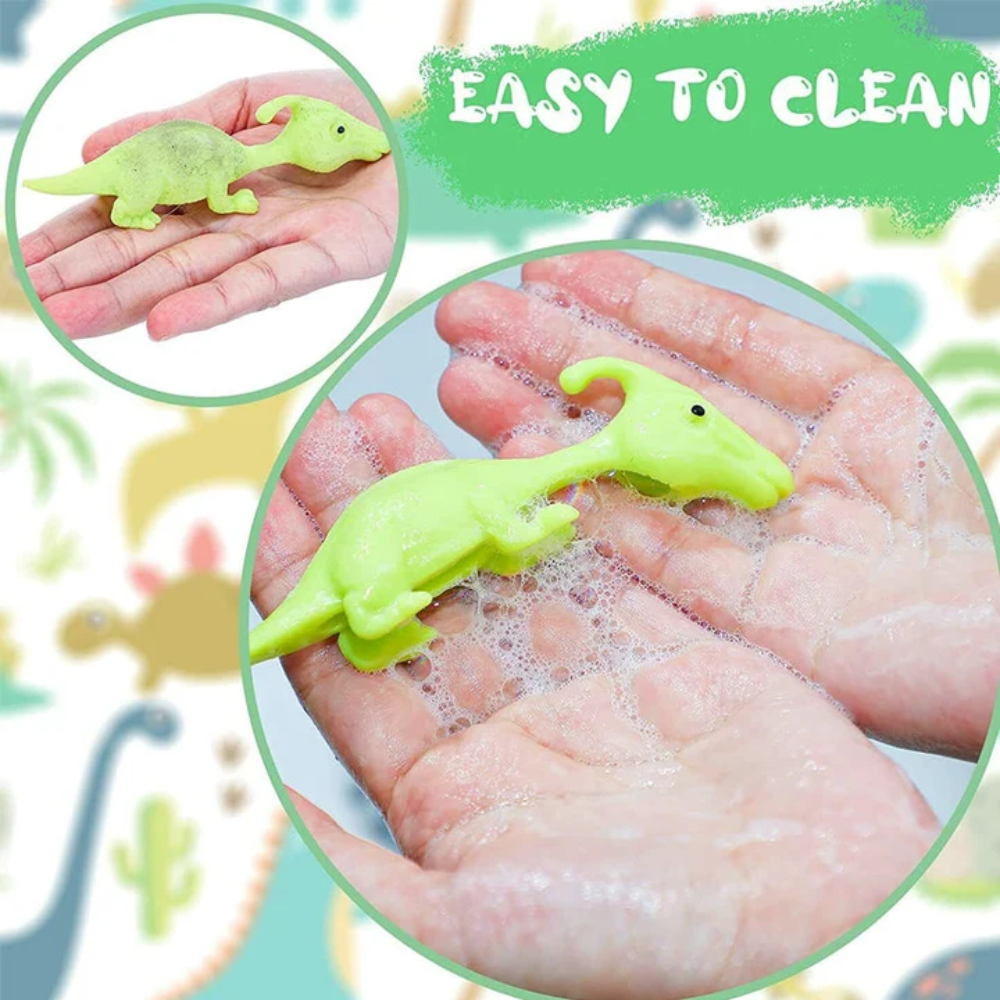 Kids Dinosaur Slingshot Toys – 10-Pack Stretchy Flying Dinosaur Party Favors
