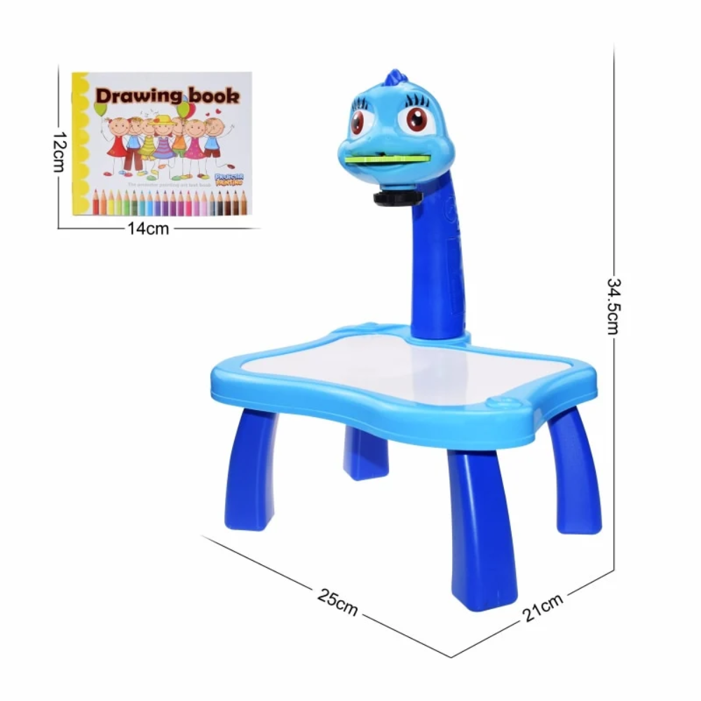 Kids Drawing Projector Table – Educational Art and Painting Toy with Drawing Accessories