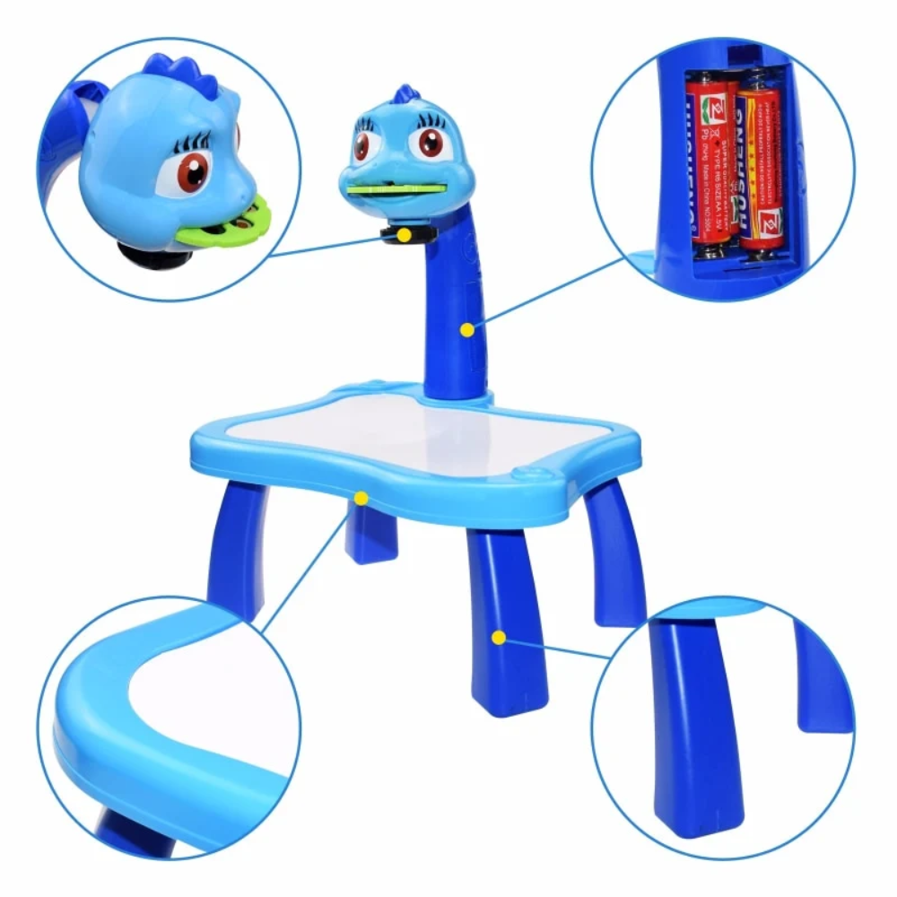 Kids Drawing Projector Table – Educational Art and Painting Toy with Drawing Accessories