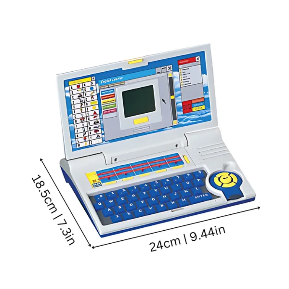 Kids Educational Laptop – Interactive Learning Computer with Music & Quiz Games
