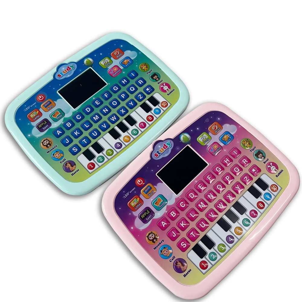 Kids Educational Learning Tablet – Interactive Alphabet, Math and Music Toy