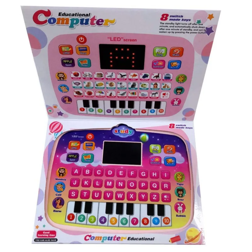 Kids Educational Learning Tablet – Interactive Alphabet, Math and Music Toy