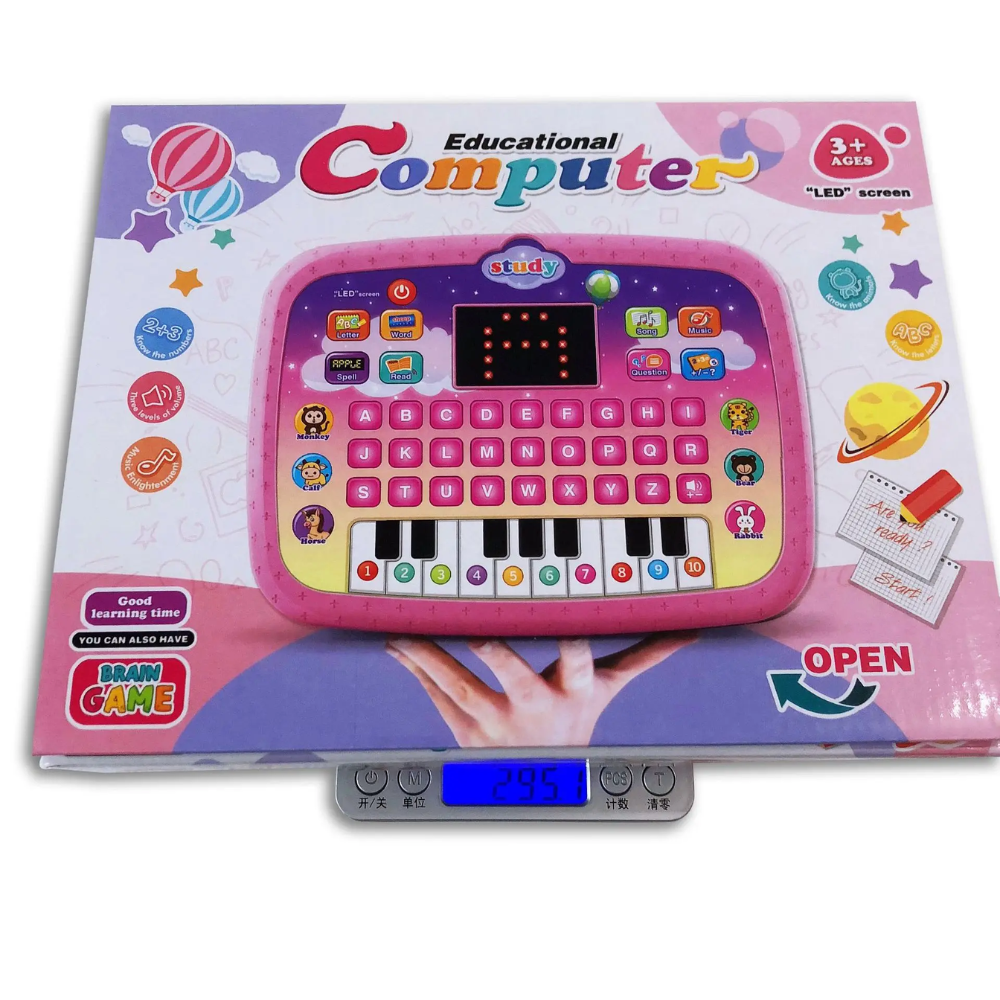 Kids Educational Learning Tablet – Interactive Alphabet, Math and Music Toy