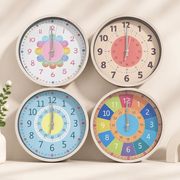 Kids Educational Wall Clock – Easy Read Analog Learning Clock for Children