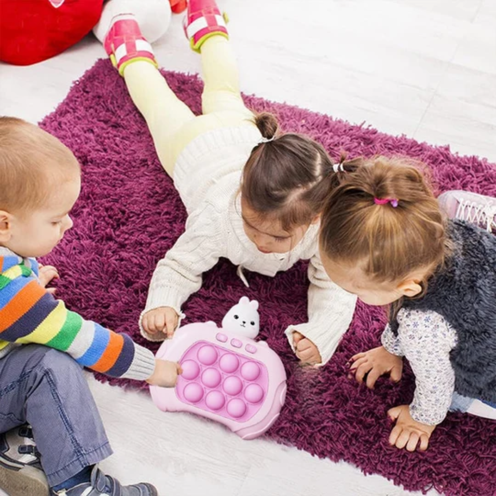 Kids Electronic Pop It Game – Handheld Memory and Reaction Toy with Lights and Sounds