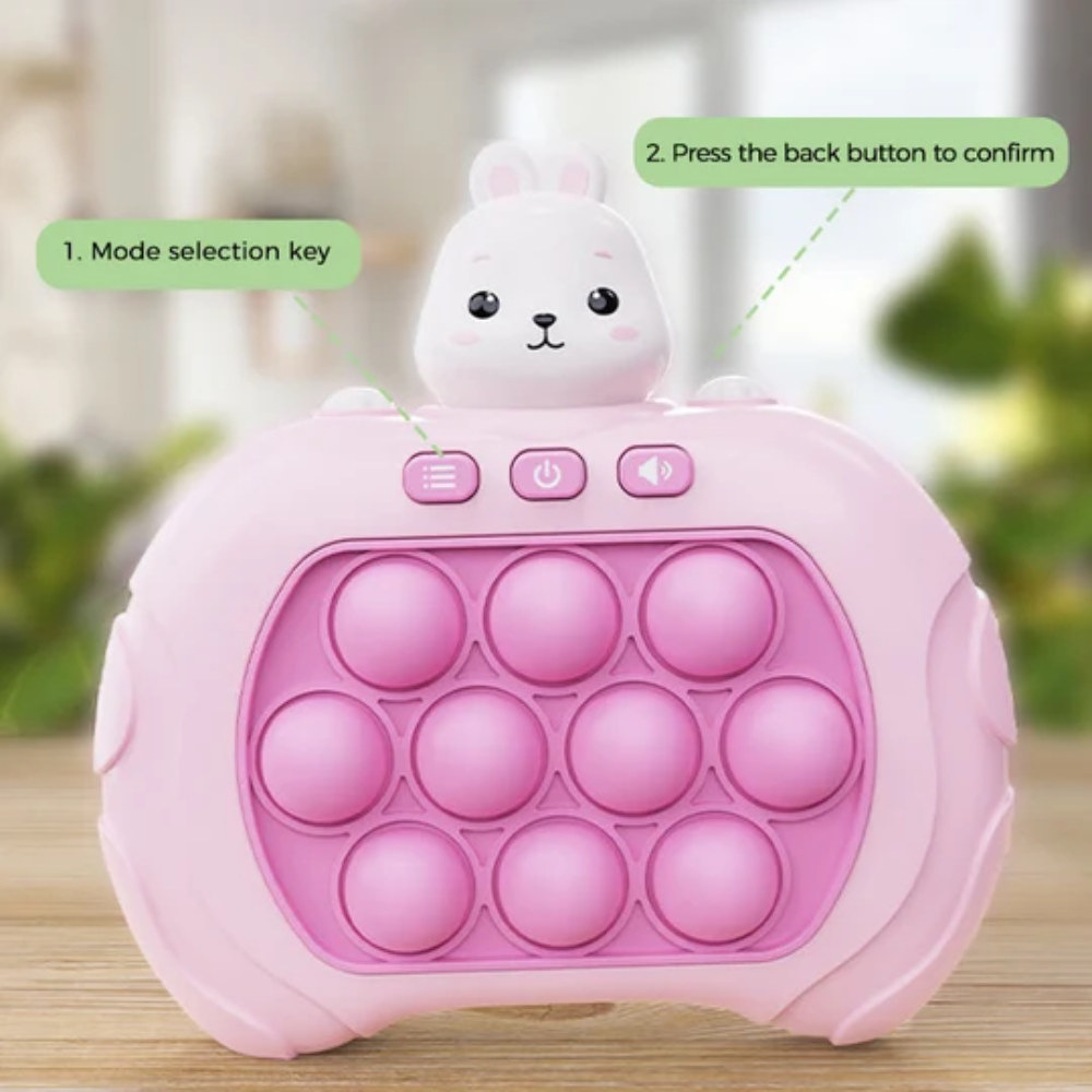 Kids Electronic Pop It Game – Handheld Memory and Reaction Toy with Lights and Sounds