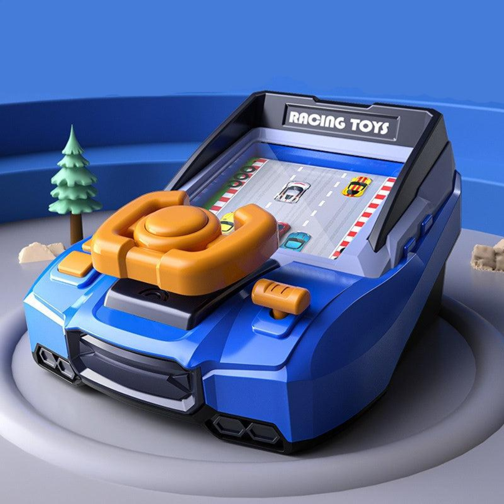 Kids Electronic Racing Game – Interactive Car Steering and Obstacle Avoidance Arcade Toy