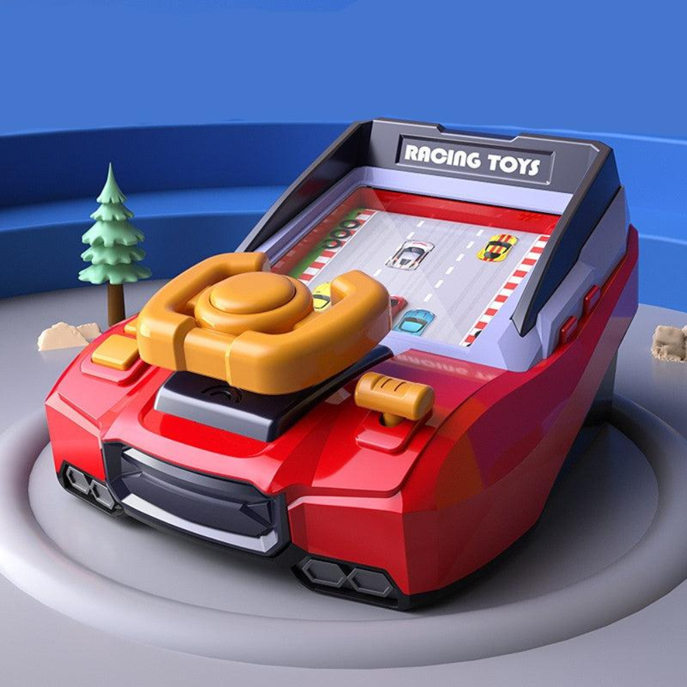 Kids Electronic Racing Game – Interactive Car Steering and Obstacle Avoidance Arcade Toy