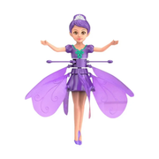 Kids Flying Fairy Toy – USB Rechargeable Hand-Controlled Fairy Doll with LED Lights