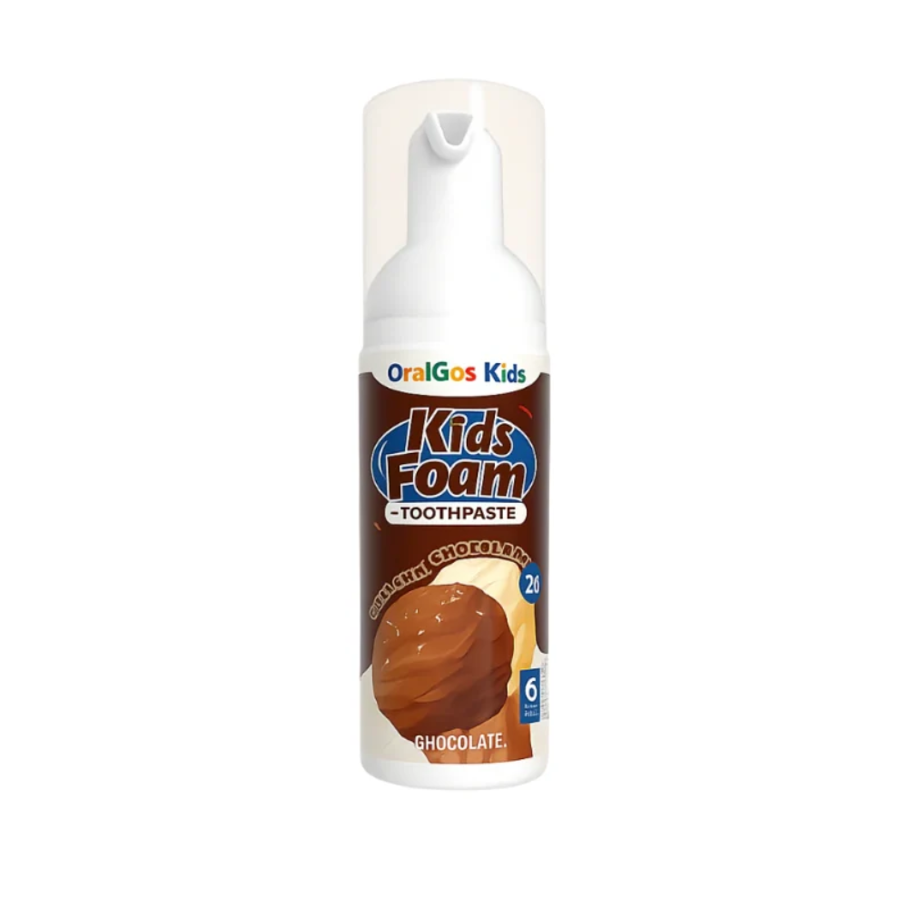 Kids Foam Toothpaste – Strawberry Flavor for Ages 2+
