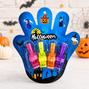 Kids Halloween Finger Projection Lights – LED Spooky Pattern Projector Toys with Elastic Straps