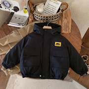 Kids Hooded Windbreaker Jacket – Water-Resistant Lightweight Outdoor Coat