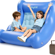 Kids Inflatable Sensory Rocking Chair – U-Shaped Rocker Seat with Rechargeable Air Pump
