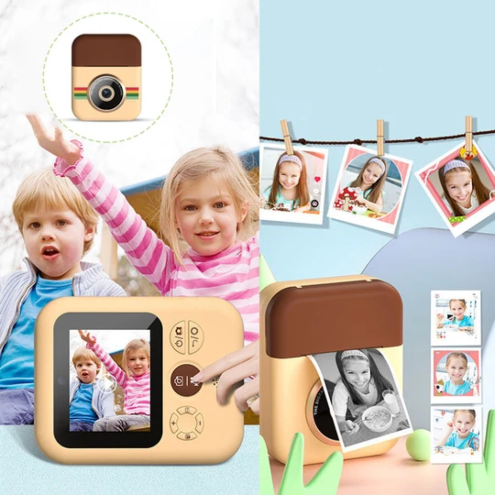 Kids Instant Print Camera – Digital Camera with 1080P Video and 2.4-Inch Screen