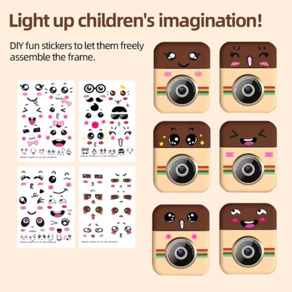 Kids Instant Print Camera – Digital Camera with 1080P Video and 2.4-Inch Screen