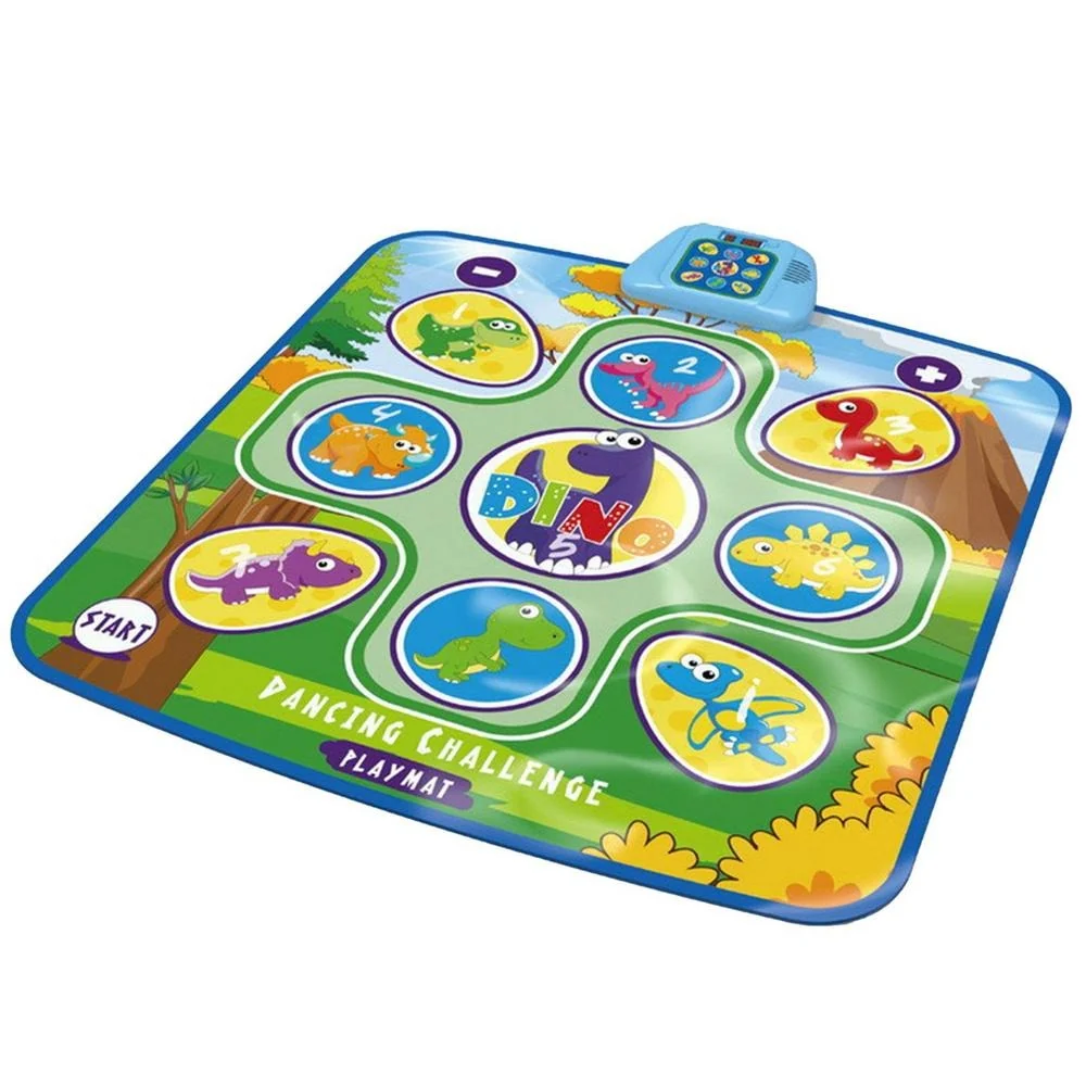 Kids Interactive Dance Mat – Musical Dancing Game with LED Lights and 5 Play Modes