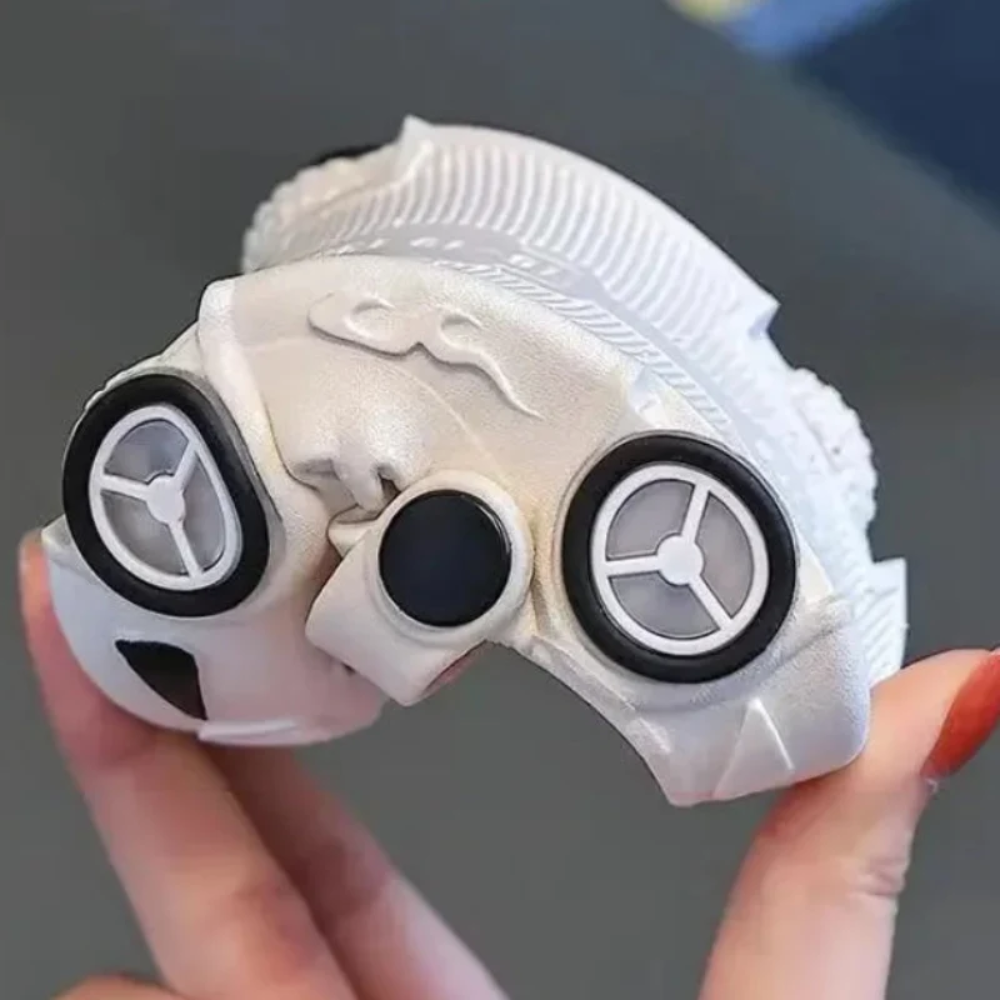 Kids LED Car Shoes – Light-Up Casual Shoes with Non-Slip Soles