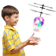 Kids LED Flying Ball Toy – USB Rechargeable Hand-Controlled Hover Ball with Colorful Lights
