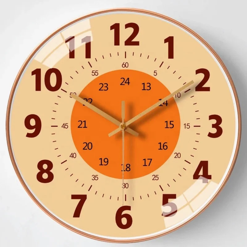 Kids Learning Wall Clock – Colorful Educational Time Teaching Clock