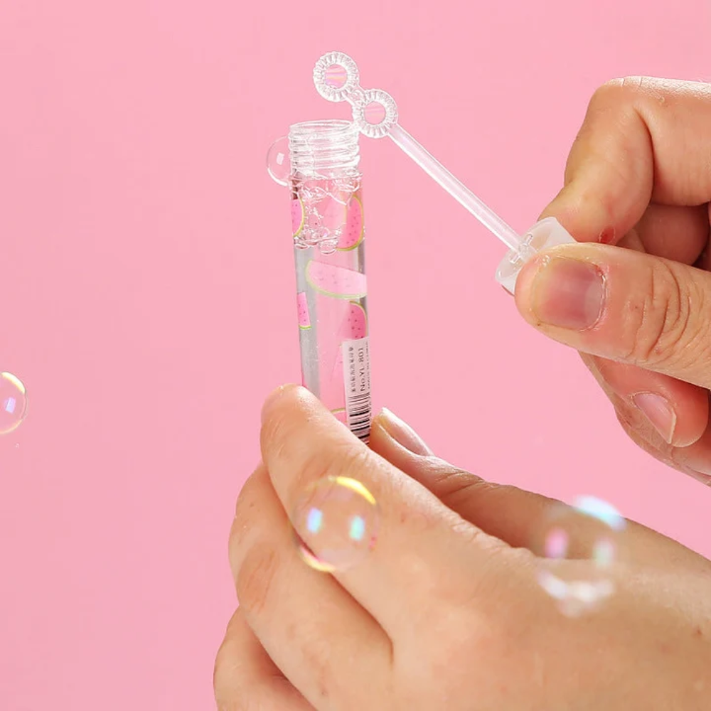 Kids Magic Bubble Pen – 5-in-1 Writing, Stamping and LED Light Toy