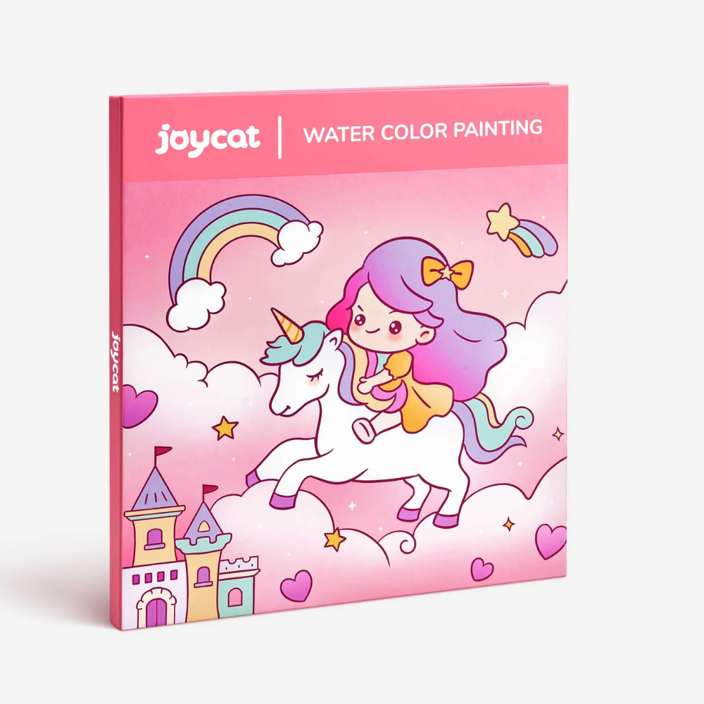 Kids Magical Pony Paint with Water Coloring Book – 20-Page Watercolor Art Activity Set with Brush