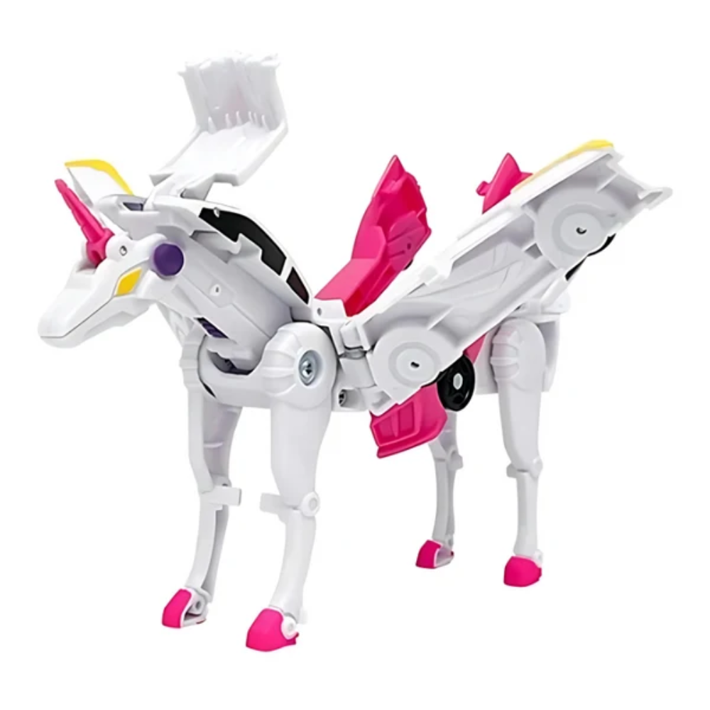 Kids Magnetic Transforming Car Toy – 2-in-1 Robot and Car with Automatic Transformation