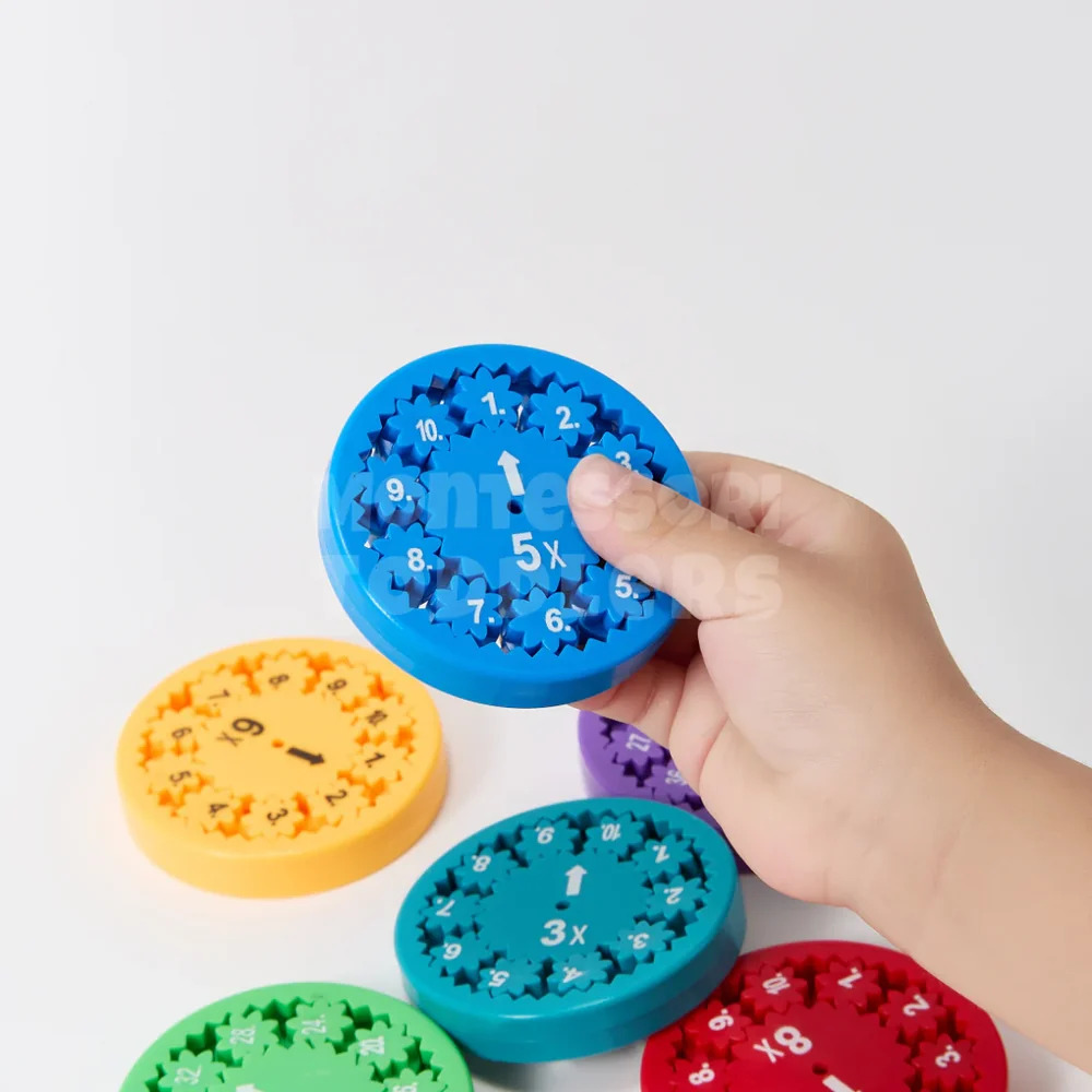 Kids Math Fact Fidget Spinner – Educational Number Practice and Spinning Learning Toy