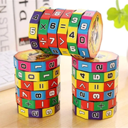 Kids Mathematics Magic Cube – Colorful Rotating Number Puzzle Toy for Counting and Math Learning