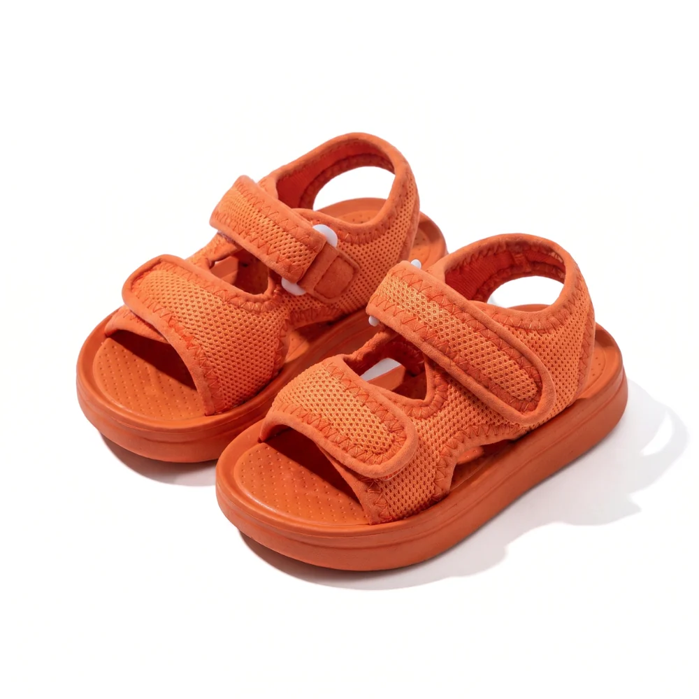 Kids Mesh Sandals – Adjustable Non-Slip Summer Shoes
