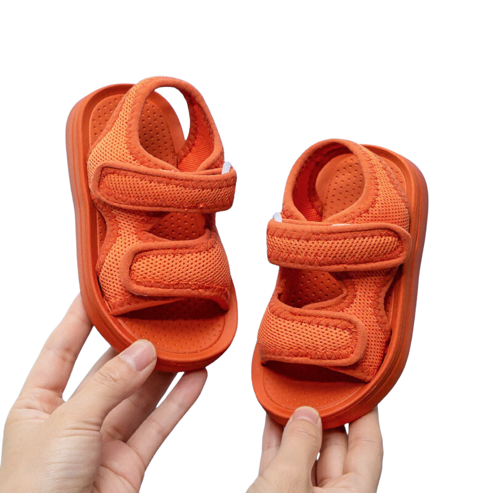 Kids Mesh Sandals – Adjustable Non-Slip Summer Shoes