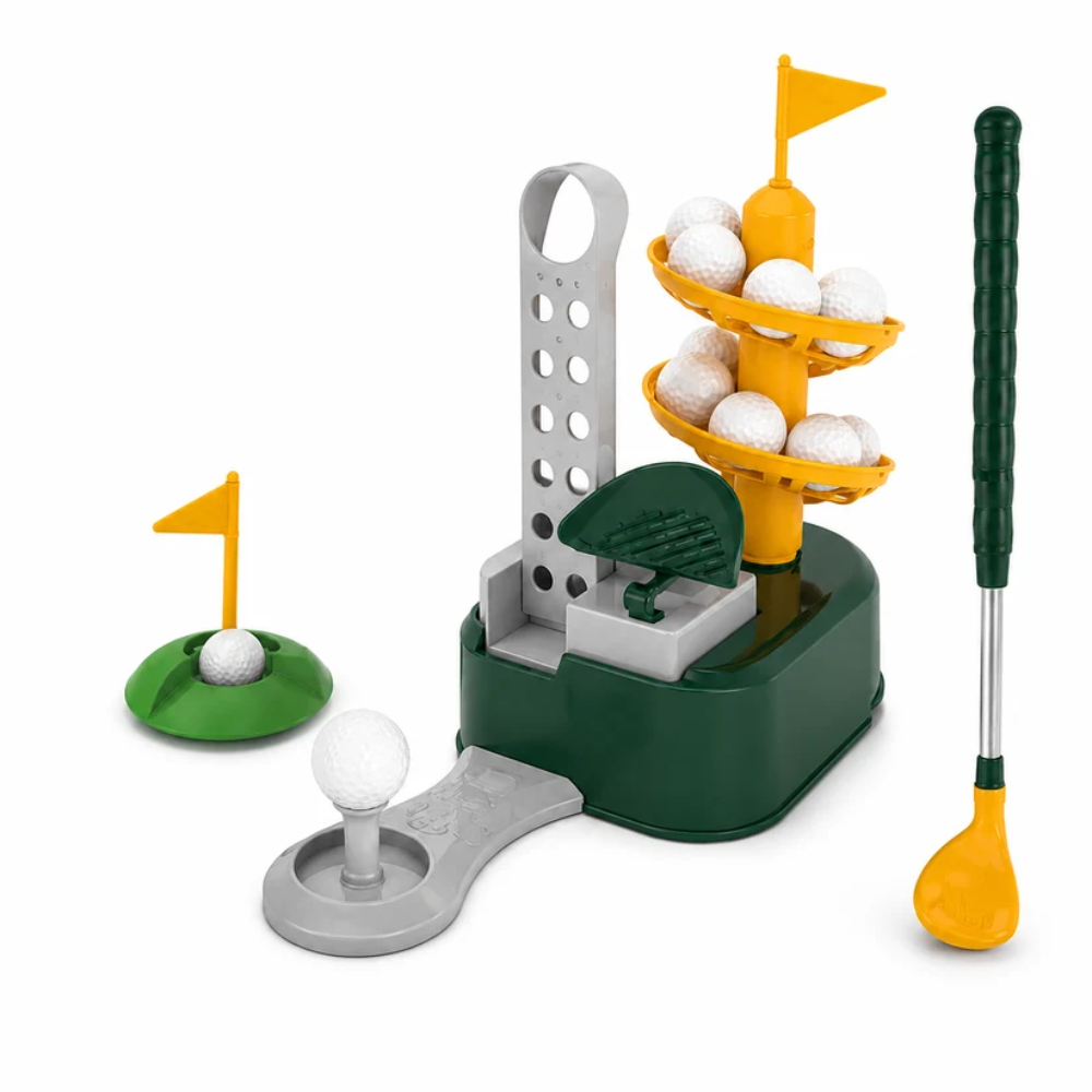Kids Mini Golf Set – Golf Training Toy with Ball Dispenser