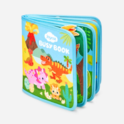 Kids Montessori Busy Book – 15-in-1 Felt Activity Book with Zippers, Buttons and Lacing