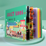 Kids Montessori Quiet Book – Interactive Educational Activity Book for Toddlers