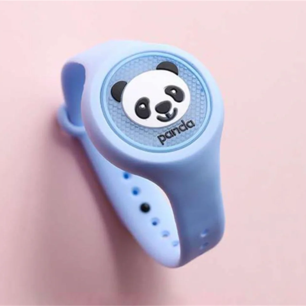 Kids Mosquito Repellent Bracelet – Adjustable Silicone Wristband with Citronella and Eucalyptus Scent