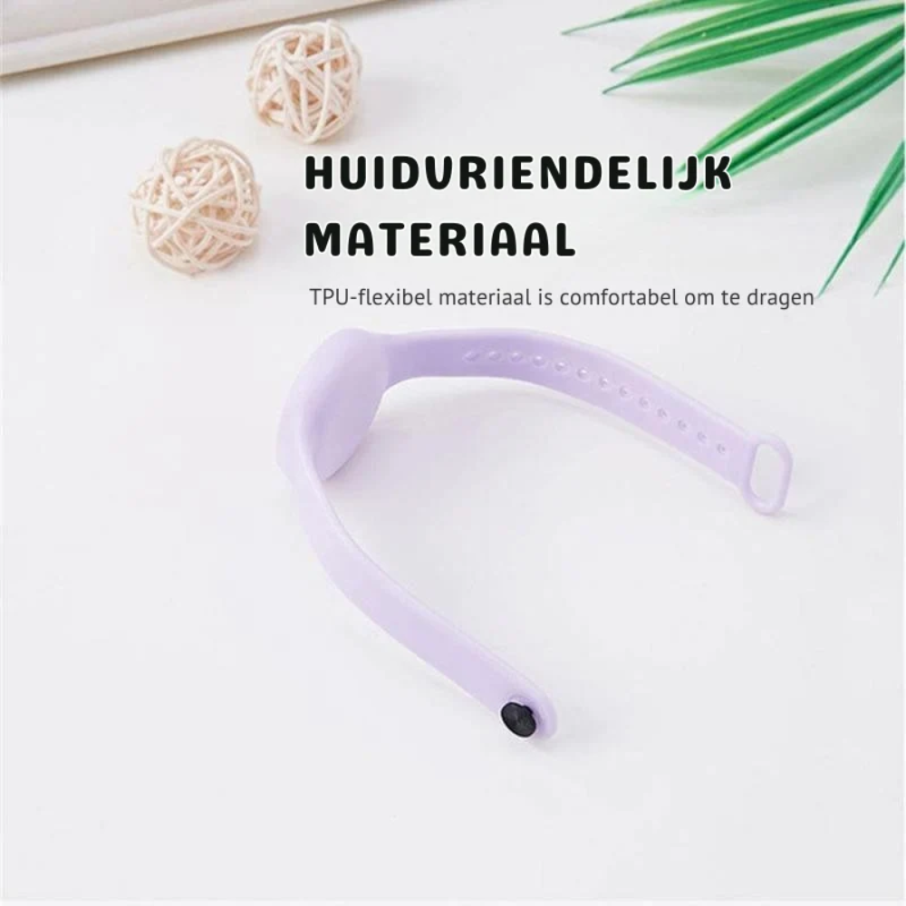Kids Mosquito Repellent Bracelet – Adjustable Silicone Wristband with Citronella and Eucalyptus Scent