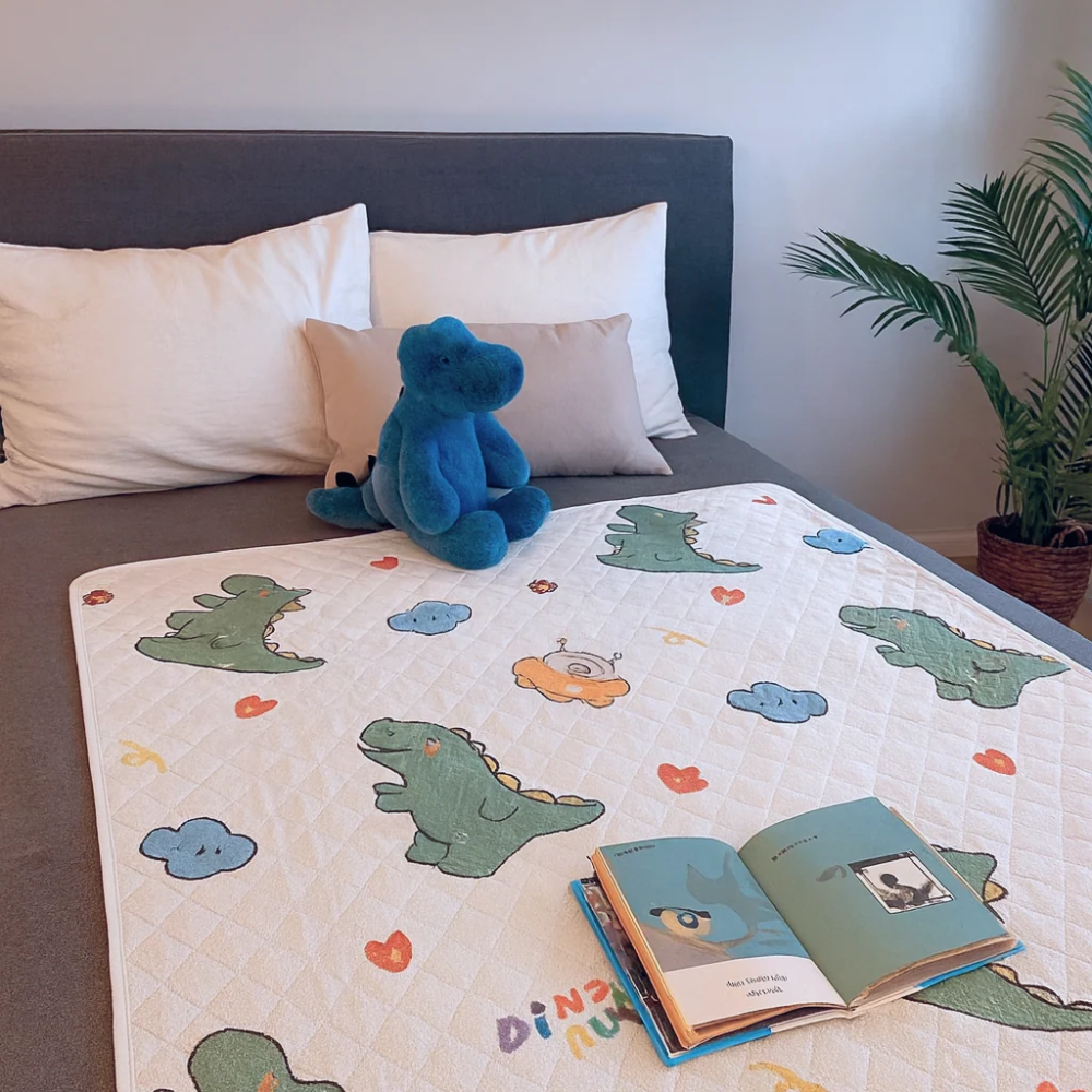 Kids Nighttime Potty Training Kit – Reusable Waterproof Bed Mat for Bedwetting Protection